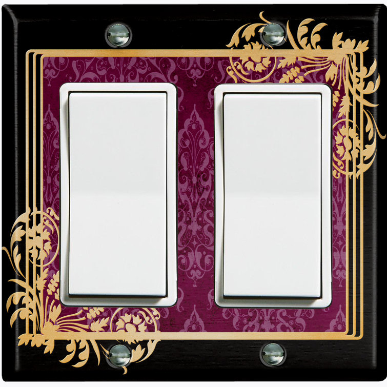 WorldAcc 2Gang Toggle Light Switch Wall Plate Wayfair